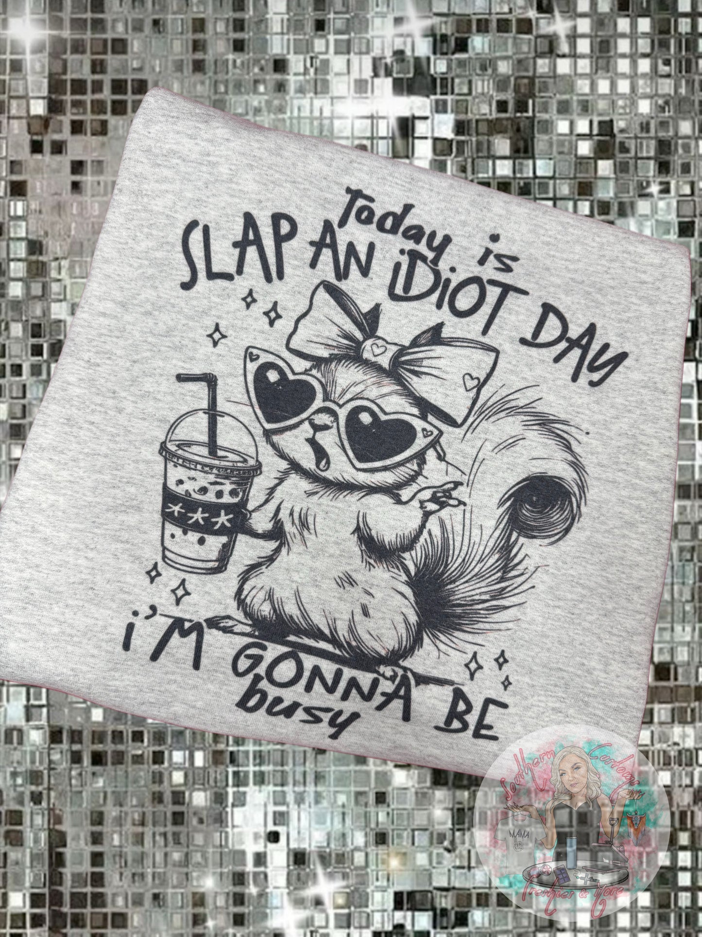 SLAP AN IDIOT CREWNECK.