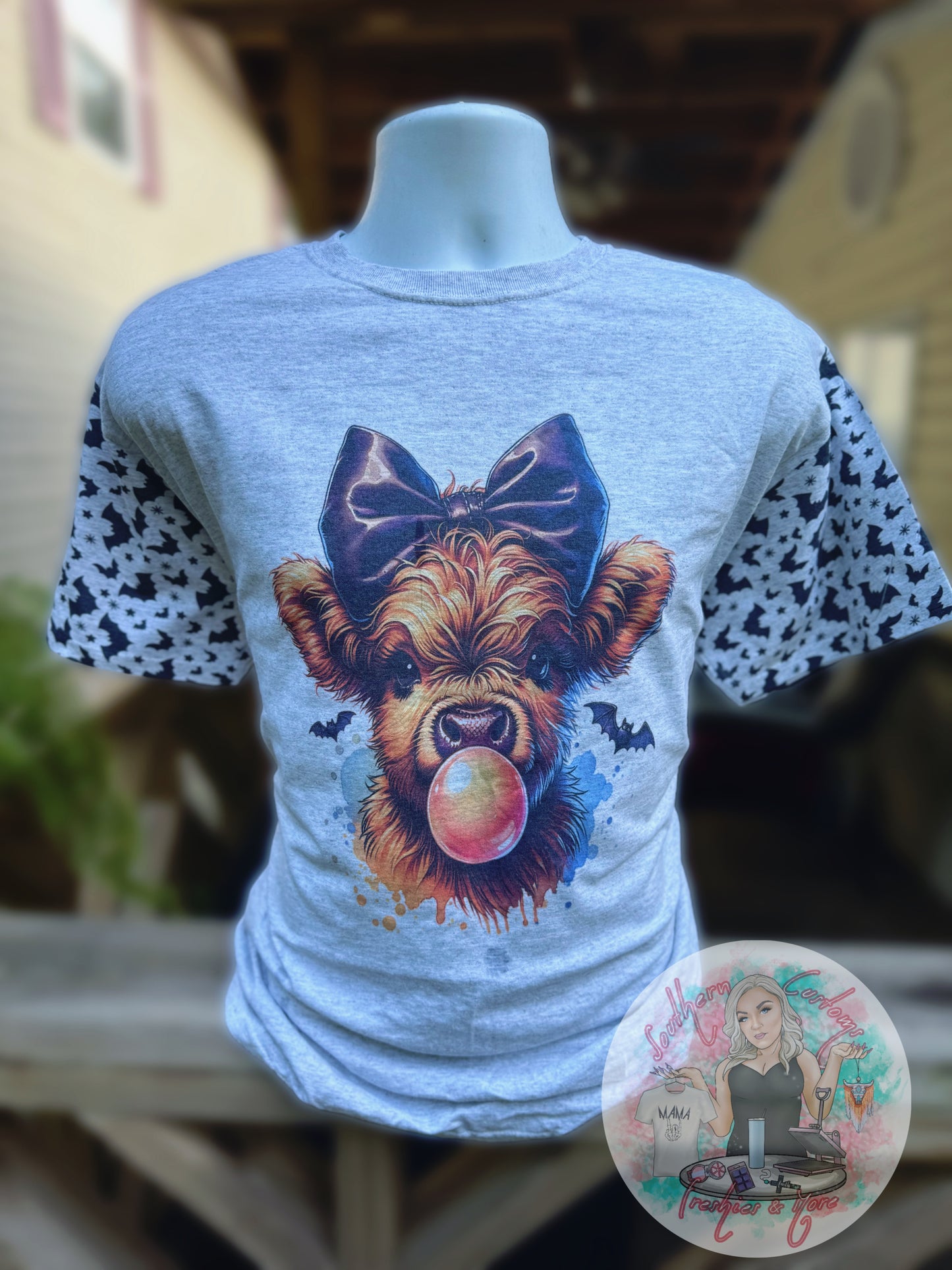 HIGHLAND COW TSHIRT 🩷