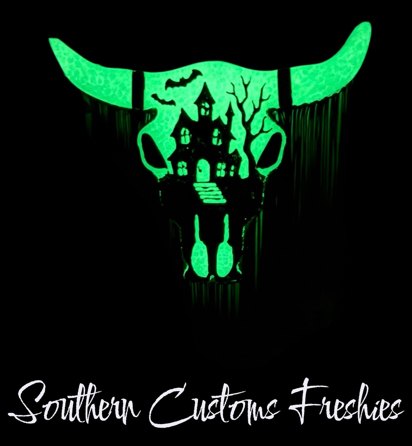 HAUNTED HOUSE BULL FRESHIE 💚 * GLOW IN THE DARK *