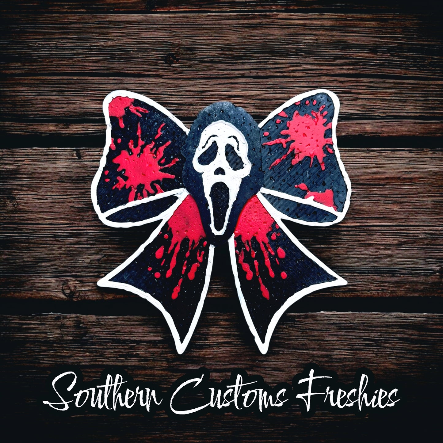 GHOSTFACE BLOODY BOW FRESHIE🩸