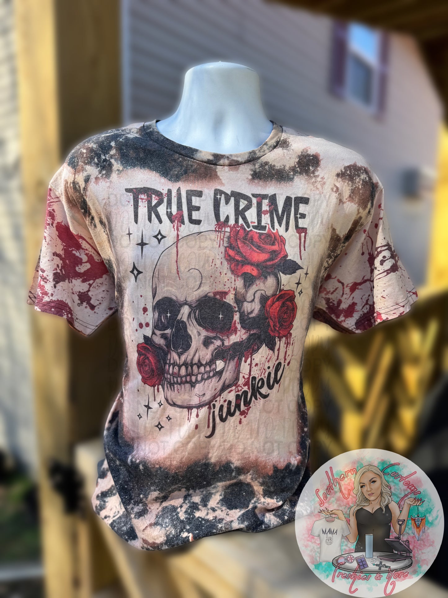 TRUE CRIME JUNKIE TSHIRT