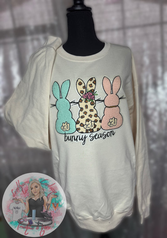 BUNNY SEASON CREWNECK.