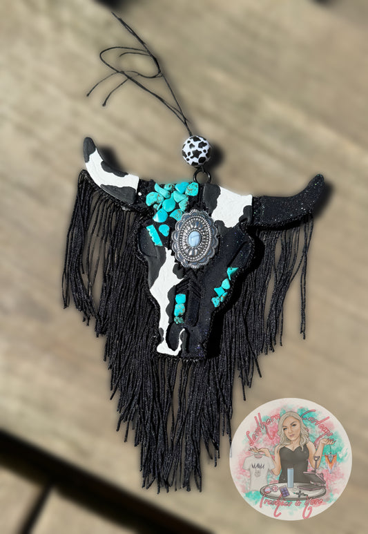 Aztec bull car freshie