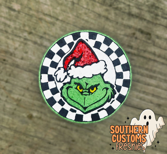 CHECKERED GROUCH FRESHIE 💚