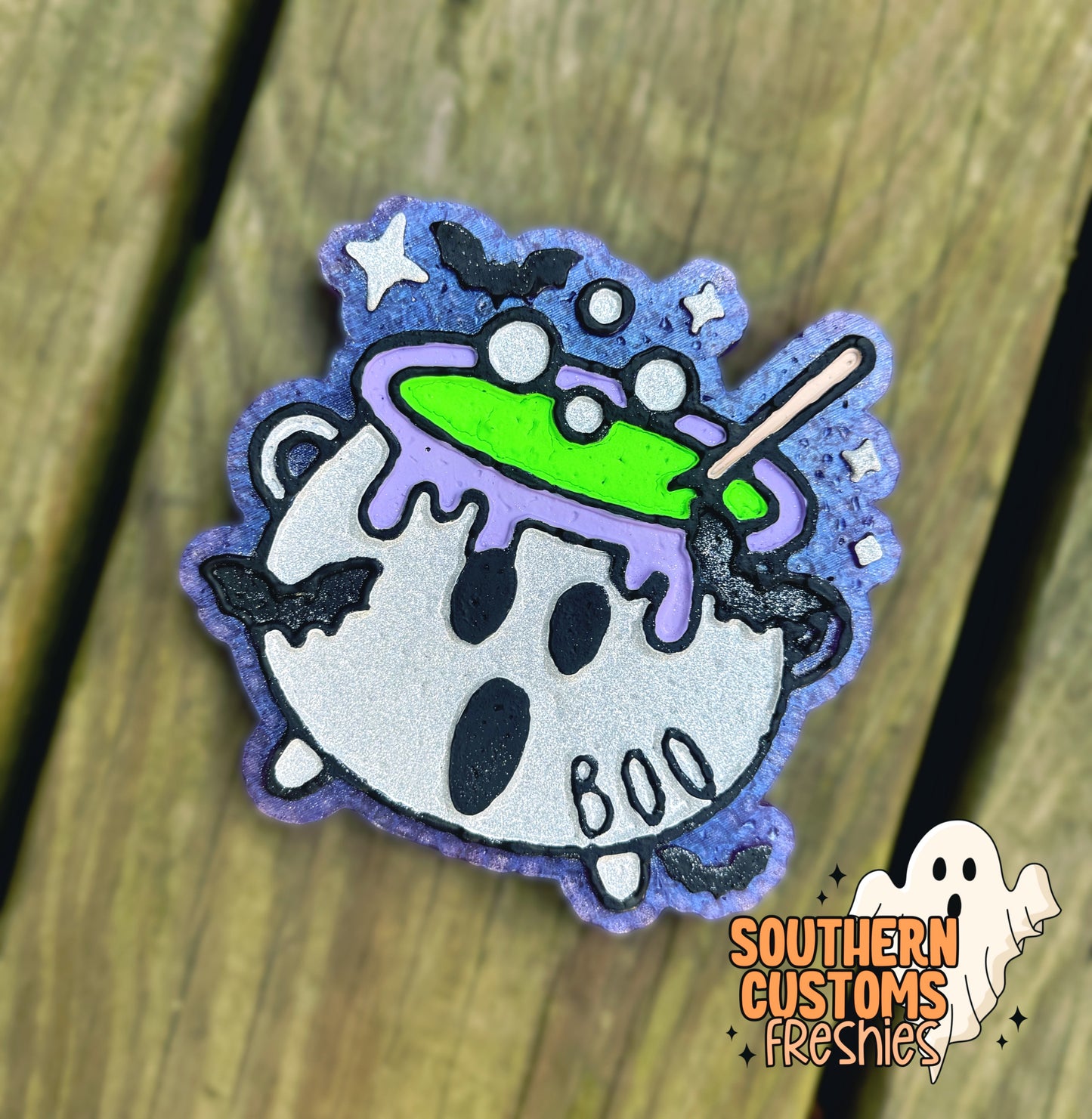 BOO CAULDRON FRESHIE 💜