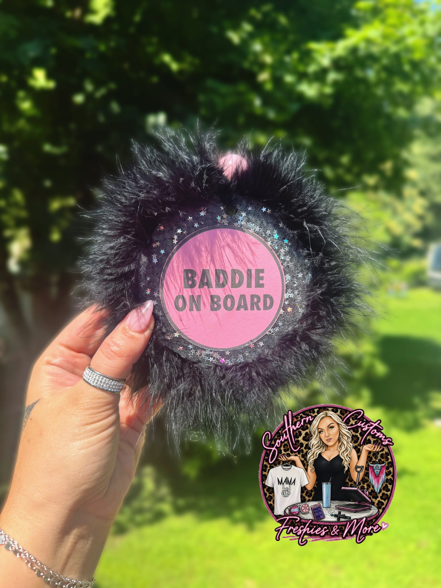 BADDIE ON BOARD FRESHIE 🖤